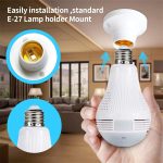 Wifi 360º Panoramic Security Light Bulb With Camera Surveillance Flasheye