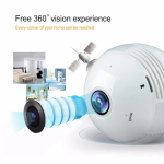 Wifi 360º Panoramic Security Light Bulb With Camera Surveillance Flasheye
