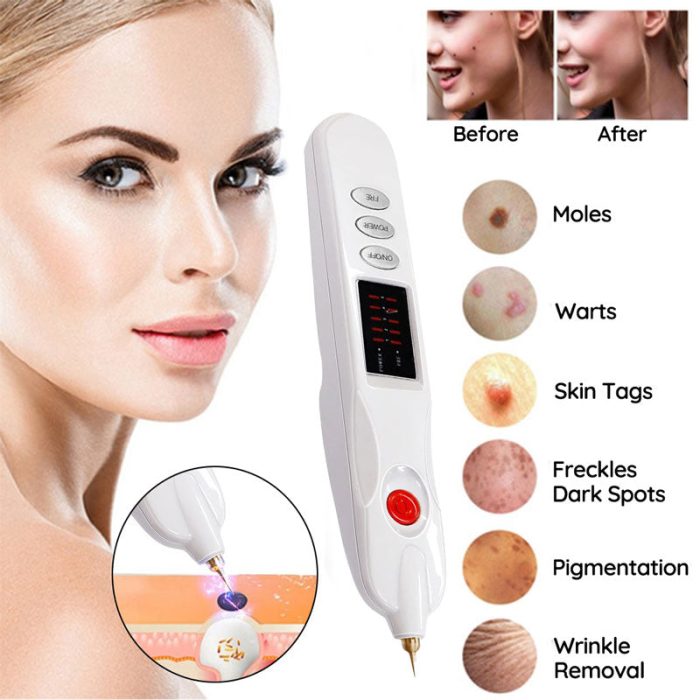 2 in 1 Dot Removal Pen for Removing Tattoos, Freckles, Skin Stains, Wrinkles, Plasma Pen For Skin Tags, Moles, Warts And Tattoos