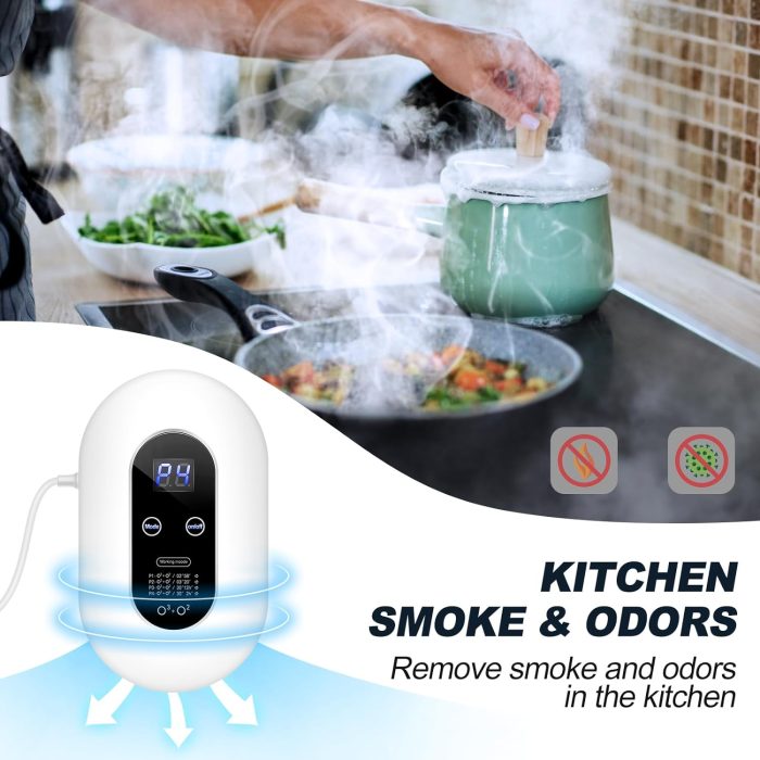 Mini High Output Ozone machine, Ozone Odor Eliminator for Strong Odor 99%, Ozone Generator Air Purifier Household Air Ionizer
