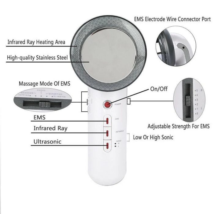 Ultrasonic Cavitation Machine With Anti Cellulite Cream